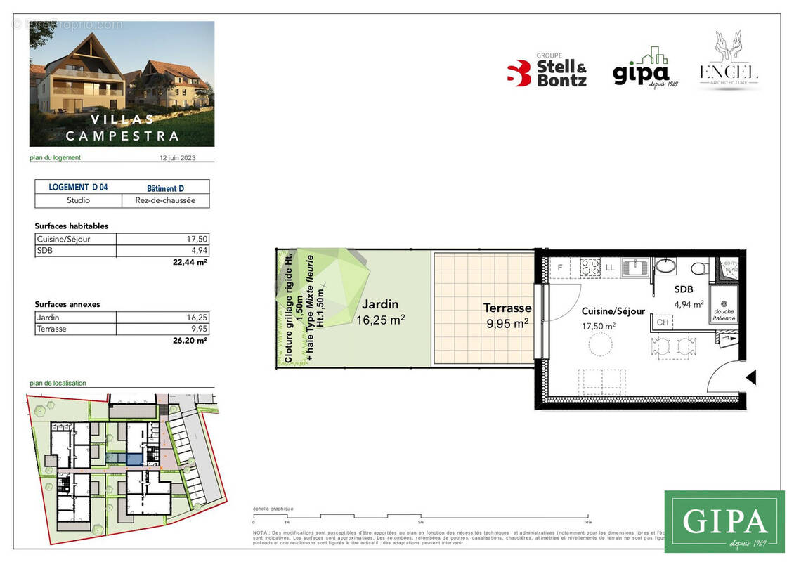 Appartement à BREUSCHWICKERSHEIM