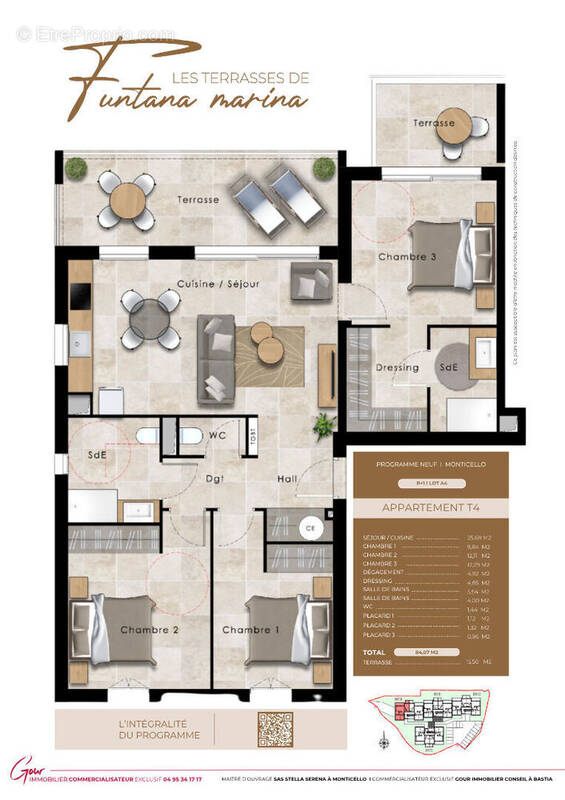 Appartement à MONTICELLO