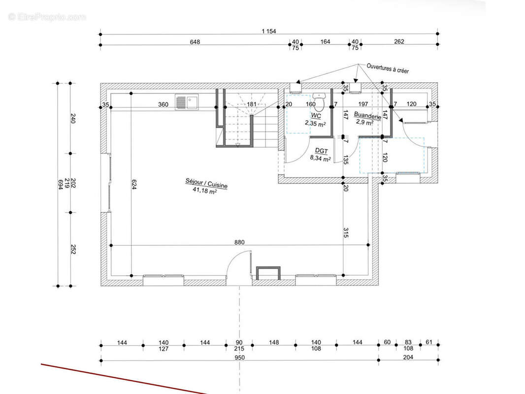 Maison à CHATEAUNEUF-LES-MARTIGUES