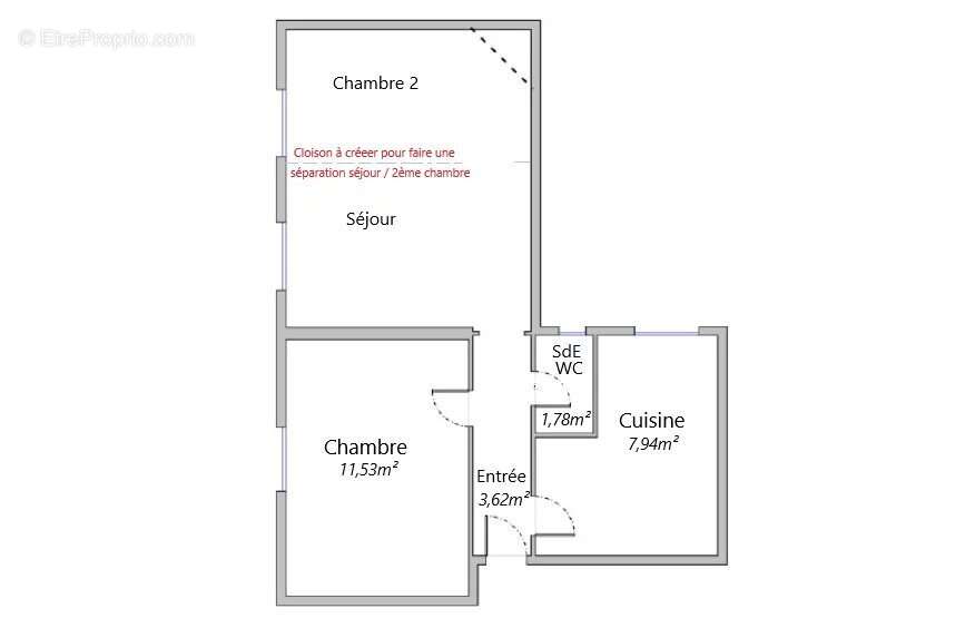 Appartement à PARIS-18E