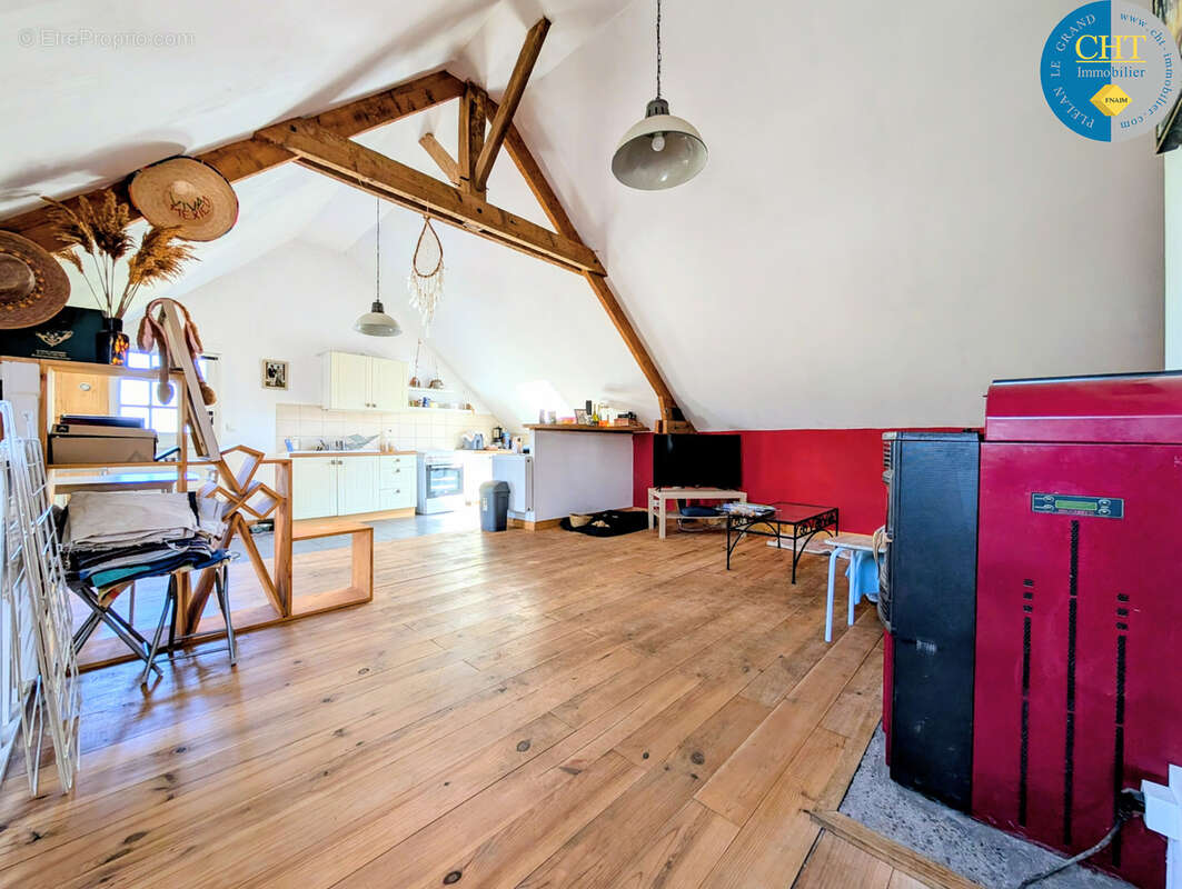 Rare : longère de charme en brocéliande   secteur telhouët, paimpont (35380) avec cht immobilier - photo 9