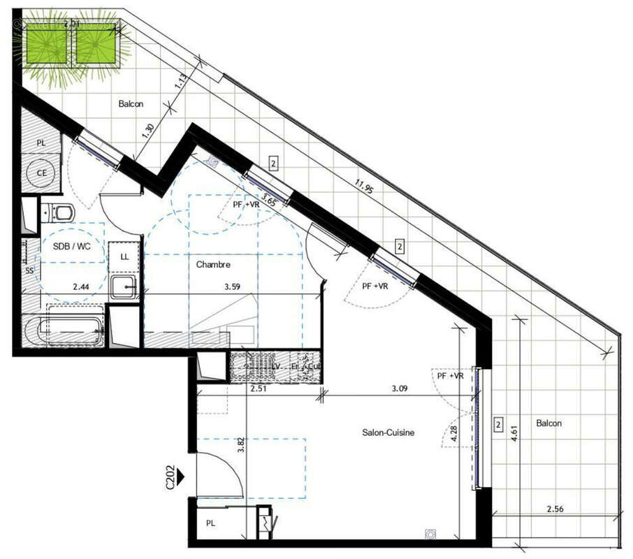 Appartement T2 - Nîmes - photo 3
