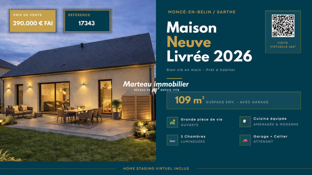 Maison à MONCE-EN-BELIN