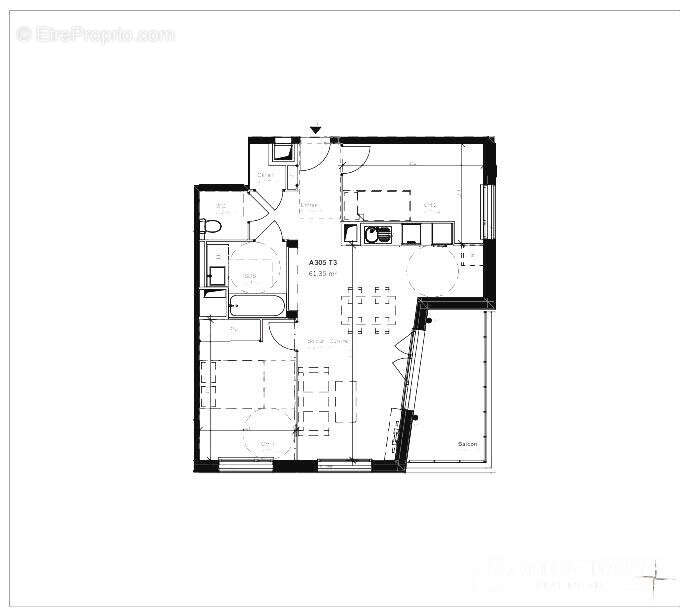 ORIENTATION SUD-EST - Appartement à BLAGNAC