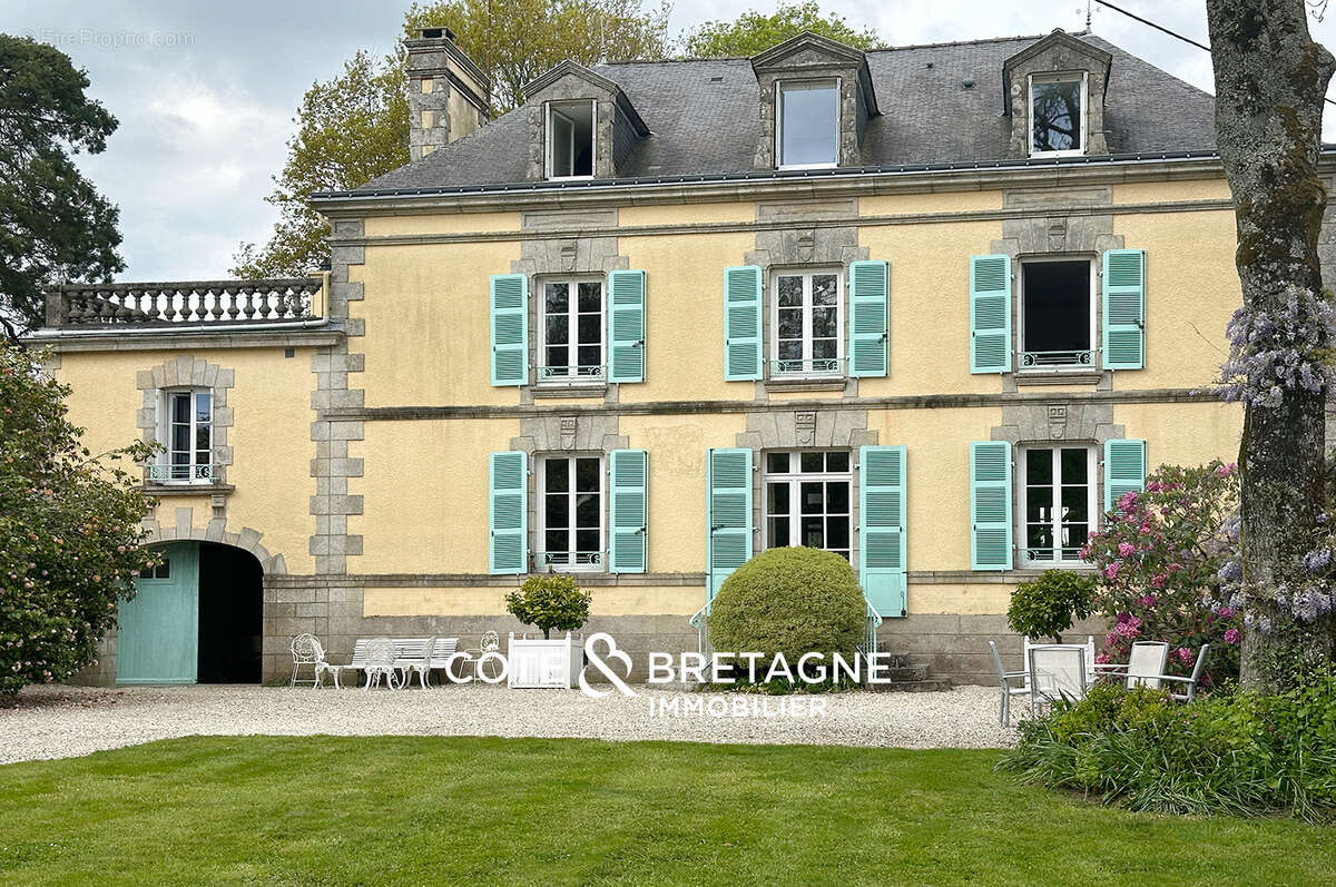 Magnifique manoir de 1870 idéalement situé à guidel dans le morbihan  réf : 2025107 - photo 8