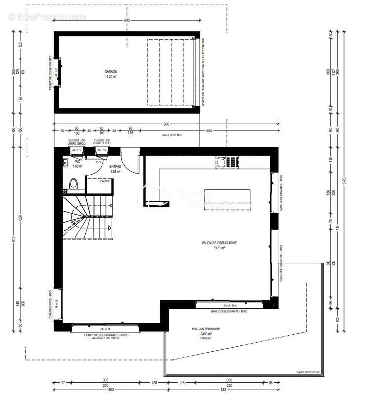 Terrain viabilisé avec vue dégagée et maison de 130 m2 avec sous-sol aménageable - photo 7