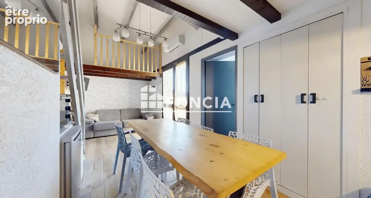 F2 mezzanine renove avec terrasse - photo 3