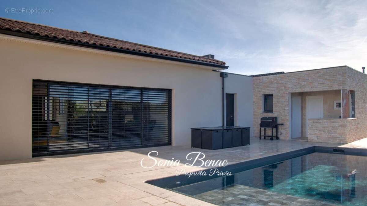 Villa comtemporaine de plain pied - t5 - piscine  - pool house  - double garage - carbonne - photo 5
