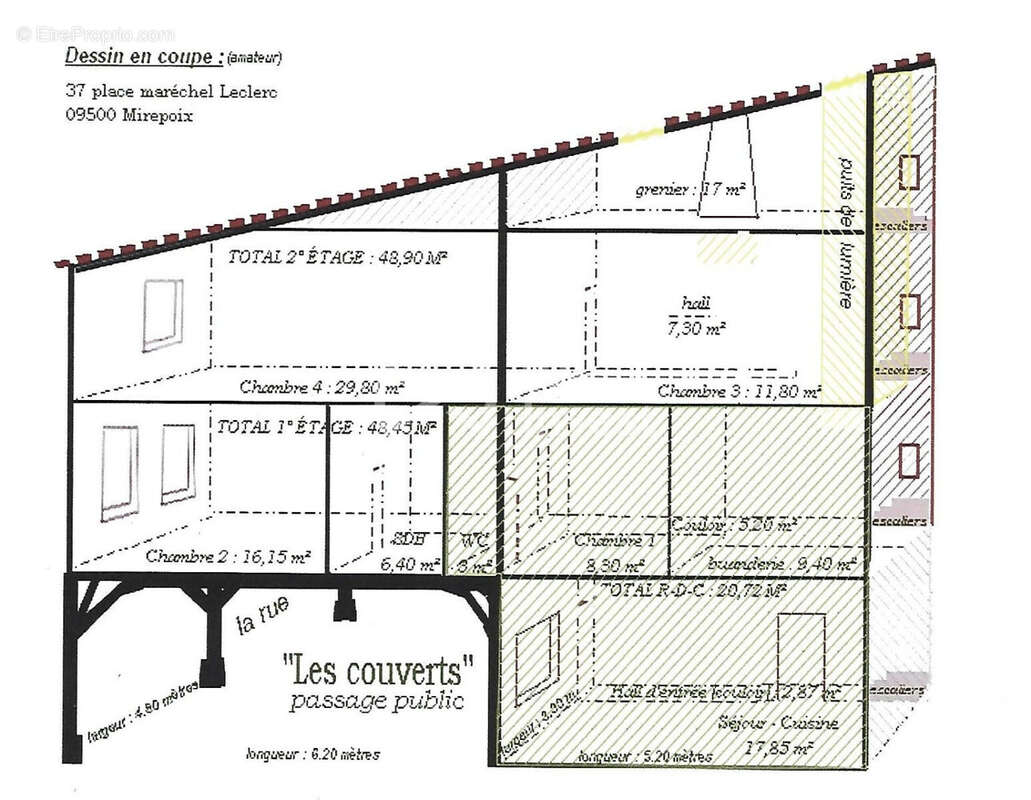 Appartement à MIREPOIX