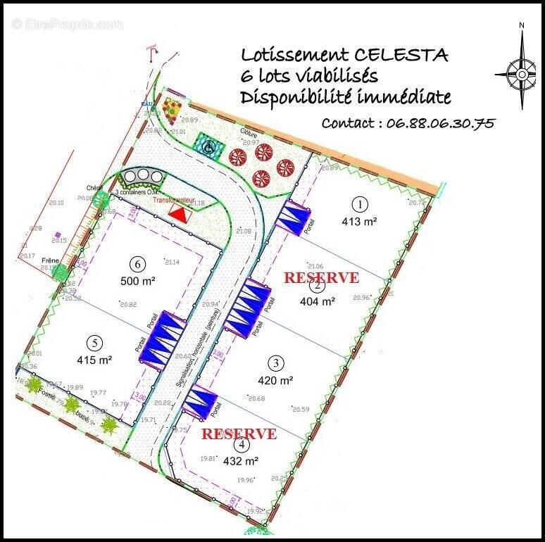 Terrain à DAX