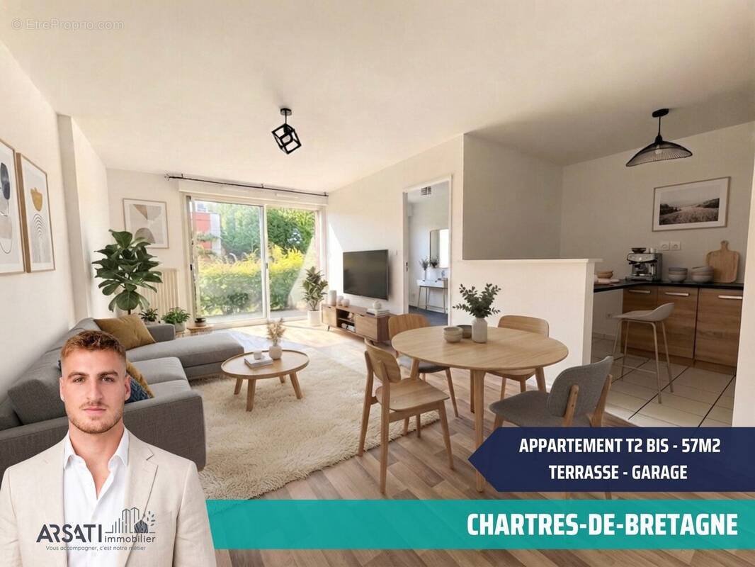 Appartement à CHARTRES-DE-BRETAGNE