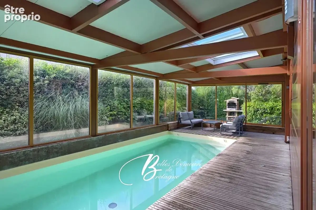 A vendre Maison en bois à Penvénan aux prestations haut de gamme avec piscine intérieure, à 800 m de la plage de Port-Blanc - photo 5