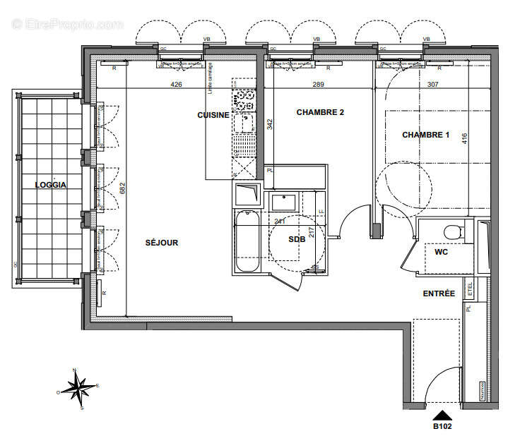 Appartement à LE PLESSIS-ROBINSON