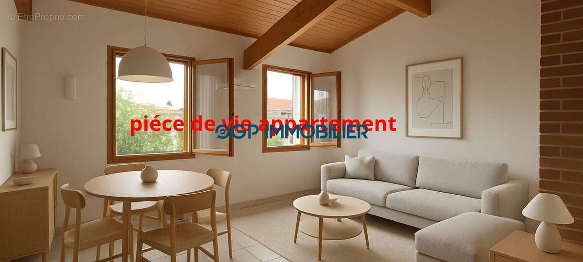 salon appartement  - Maison à CASTELGINEST