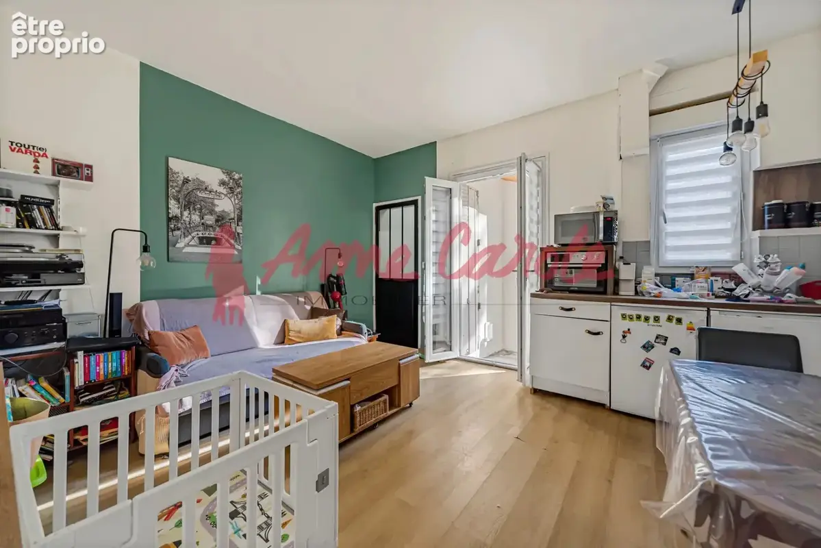 3 pièces traversant de 40m2 sur jardin de la copropriété - photo 4