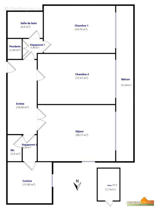 Appartement à LYON-3E
