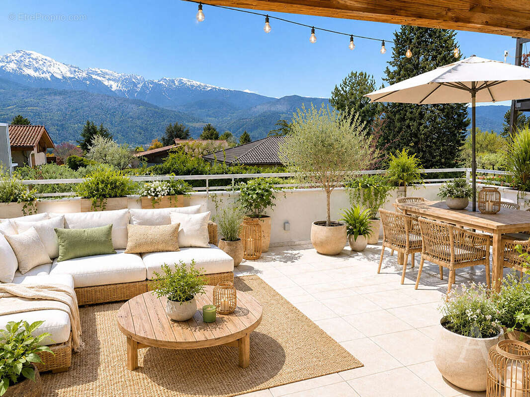 Appartement Saint Ismier 3 pièces 61m2  Terrasse 44m² - photo 2