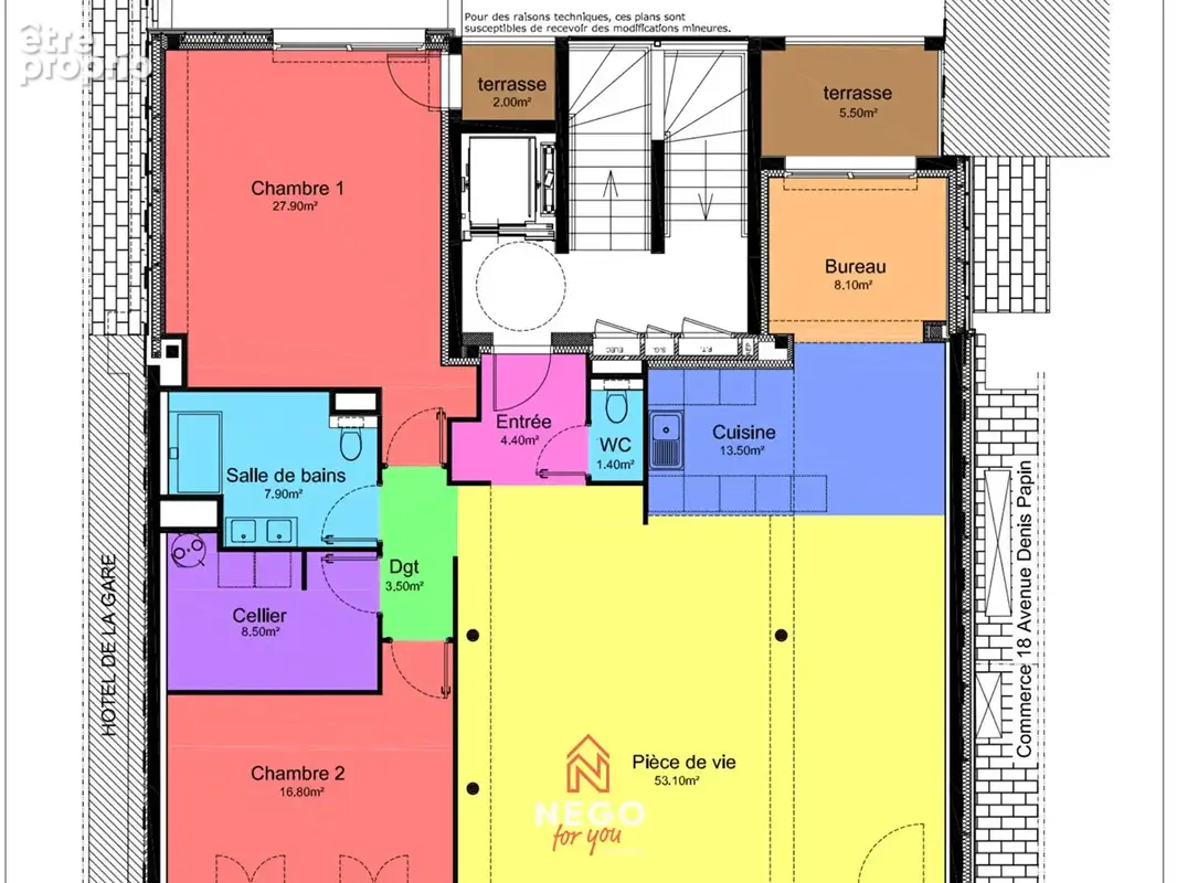 Appartement Angers 3 pièce(s) 145.10 m2 R+4 - photo 7