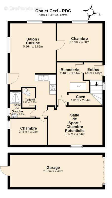Maison 184 m² à Chamonix-Mont-Blanc  - photo 14