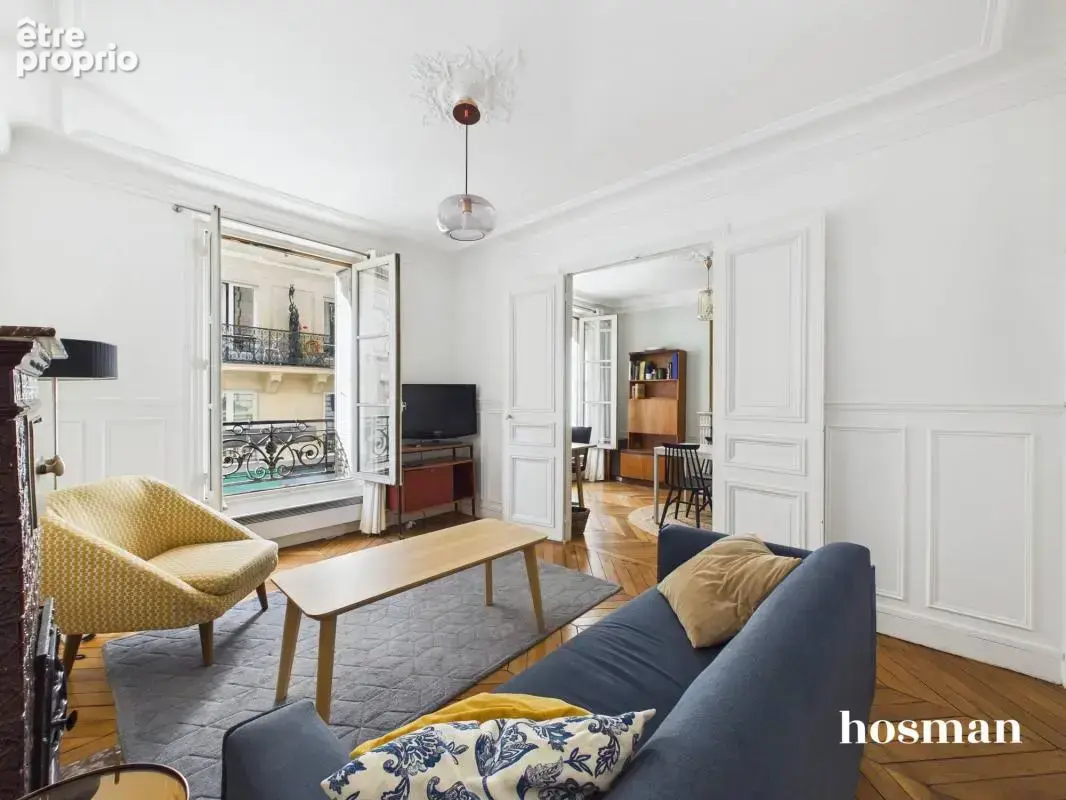Paris 9e – appartement de charme – parquet, moulures & cheminées – rue calme - photo 5