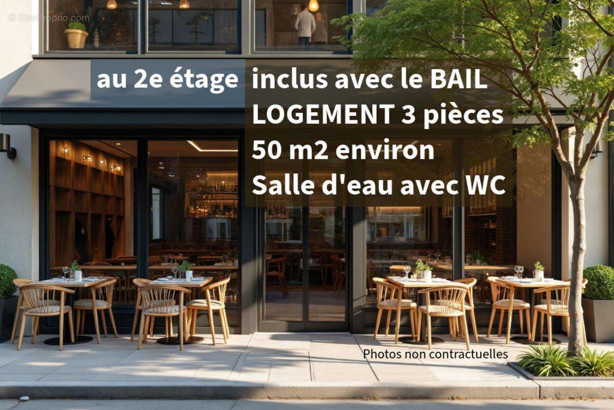 Montreuil centre 93100 restaurant licence 3 avec appartement - photo 10