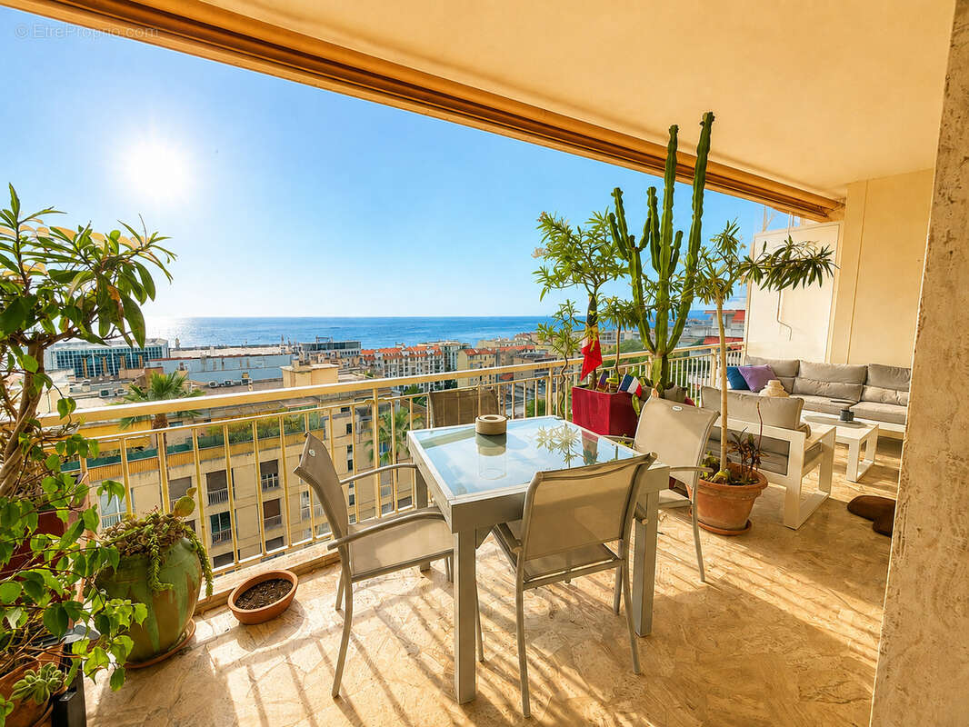 Magnifique 2/3 pièces de 78 m2   Vue mer panoramique   Terrasse   Bas Fabron - photo 4