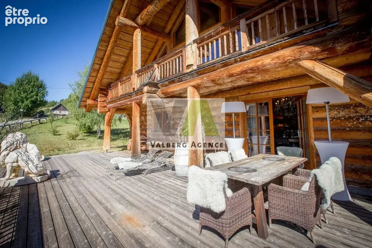 Chalet d'exception en rondins au pied des pistes - photo 30