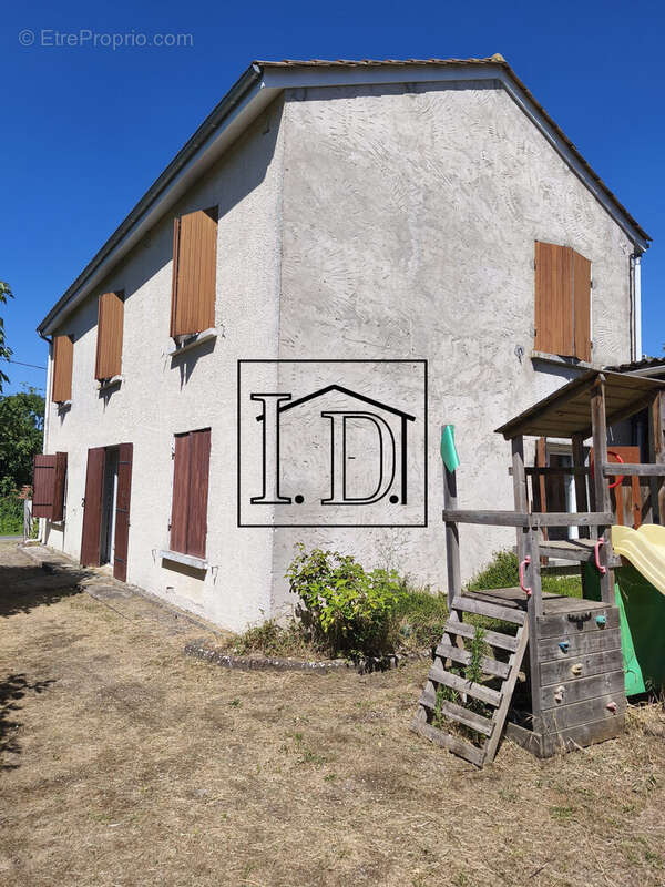 Façade côté jardin - Maison à EYMET