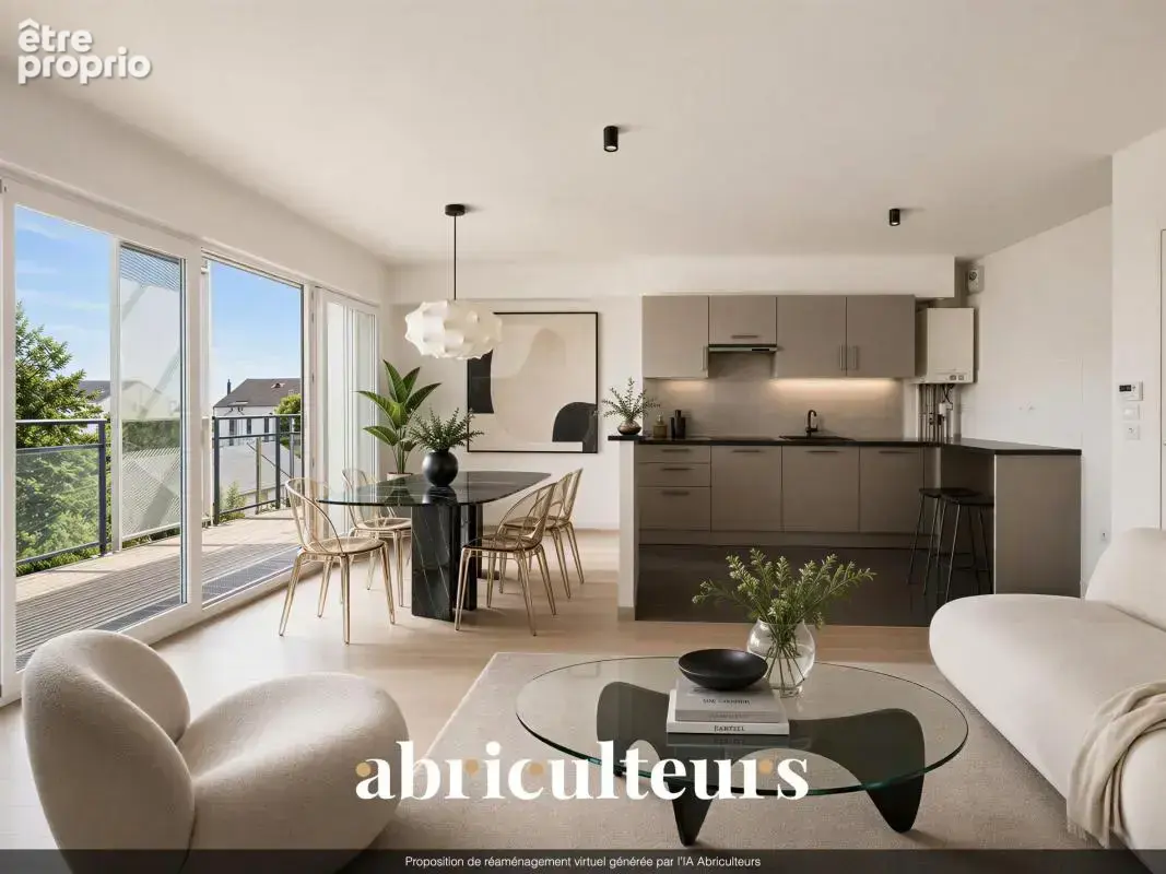 Appartement T3 moderne et lumineux à la vente à  Rue Théophile Guillou, Saint-Herblain (44800) - photo 2
