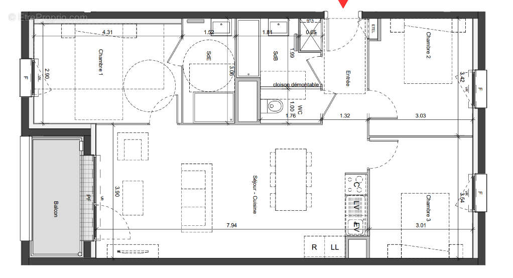 Appartement à CAEN