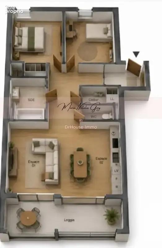Appartement 71 m² à Bordeaux  - photo 13