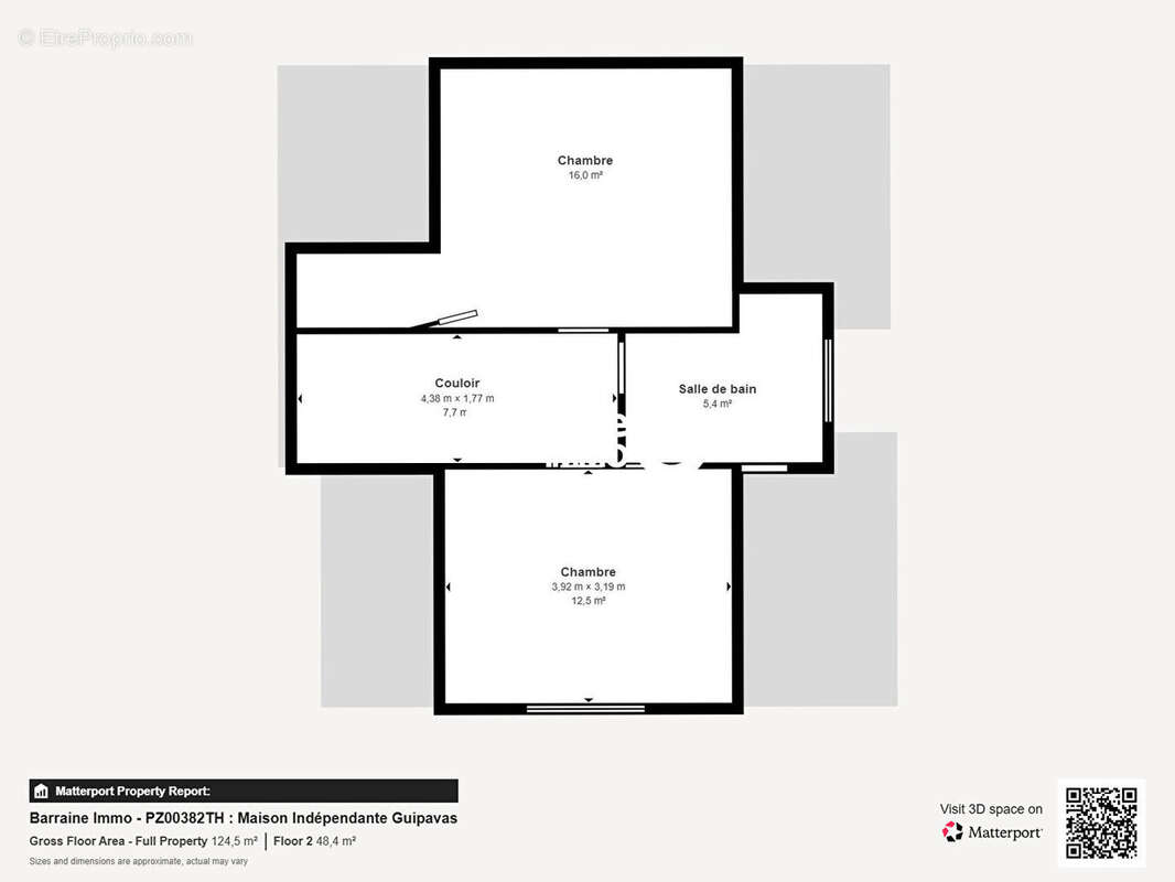 Barraine immo - maison indépendante 107 m² avec sous-sol complet à guipavas - ref : pz00382-th - photo 17
