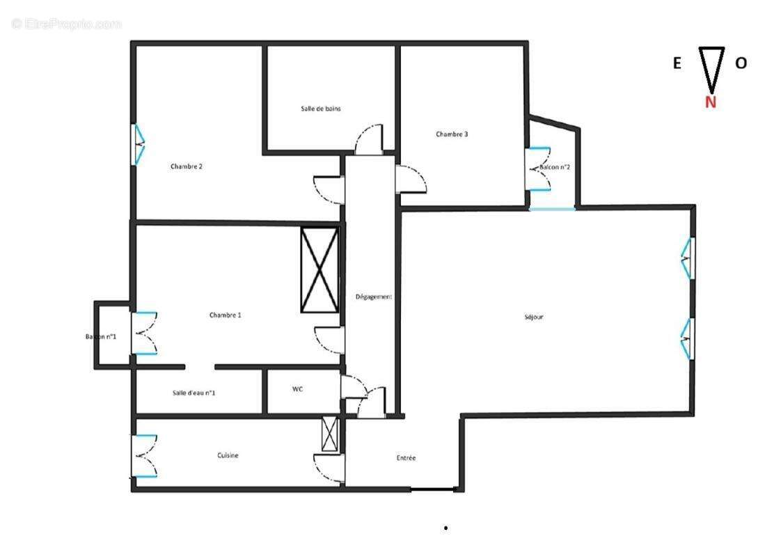 Appartement à PARIS-11E
