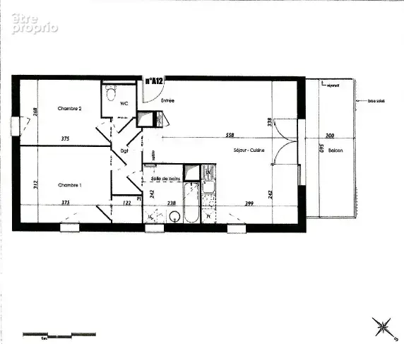 Toulouse secteur Cité de l'Hers - A vendre appartement T3 avec balcon et parking - photo 7