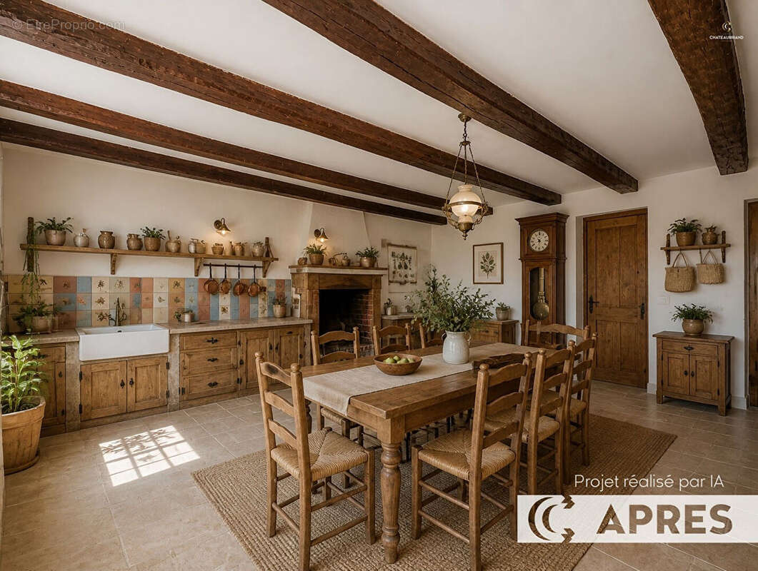 A vendre  - Maison en Pierres 200m² A RENOVER - VAL COUESNON (35460) - photo 3