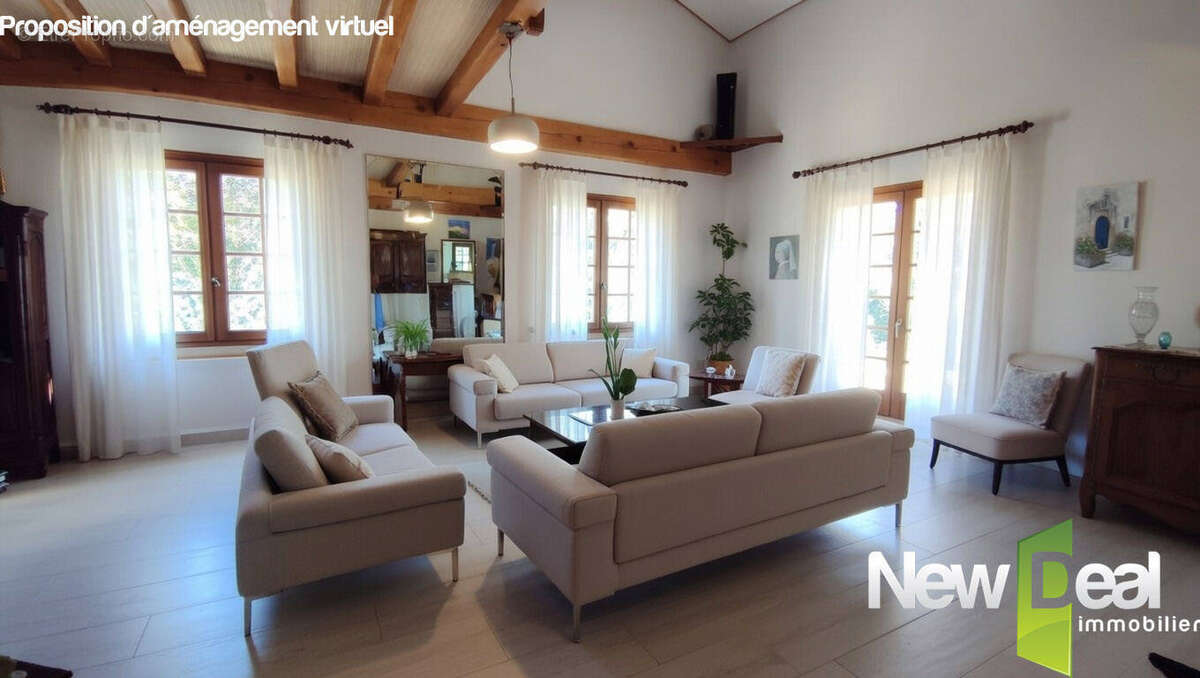 Maison T6 - 220 m² avec étang - photo 9
