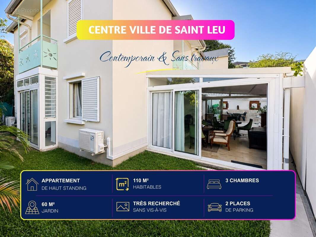 Appartement 110 m² à Saint-Leu  - photo 2