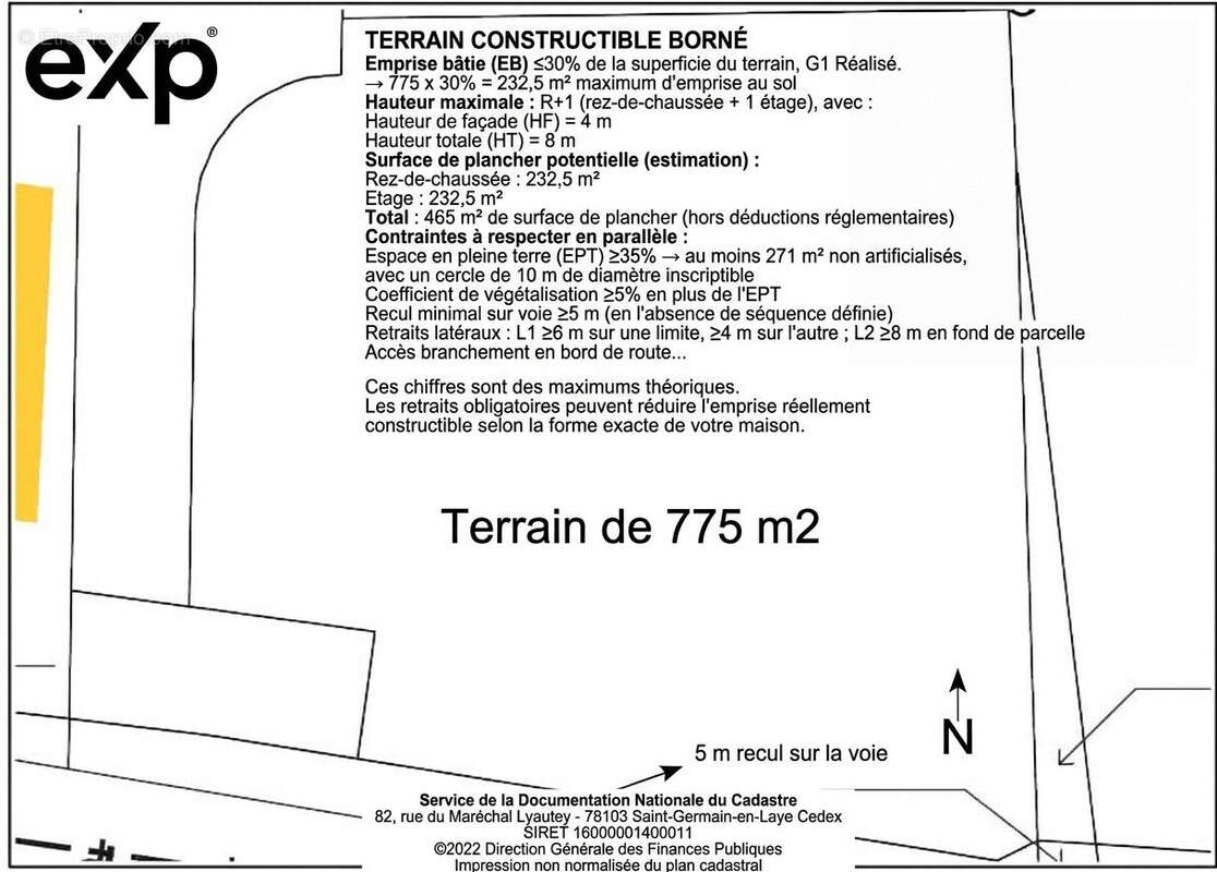 Terrain 775 m² à Bouliac  - photo 6