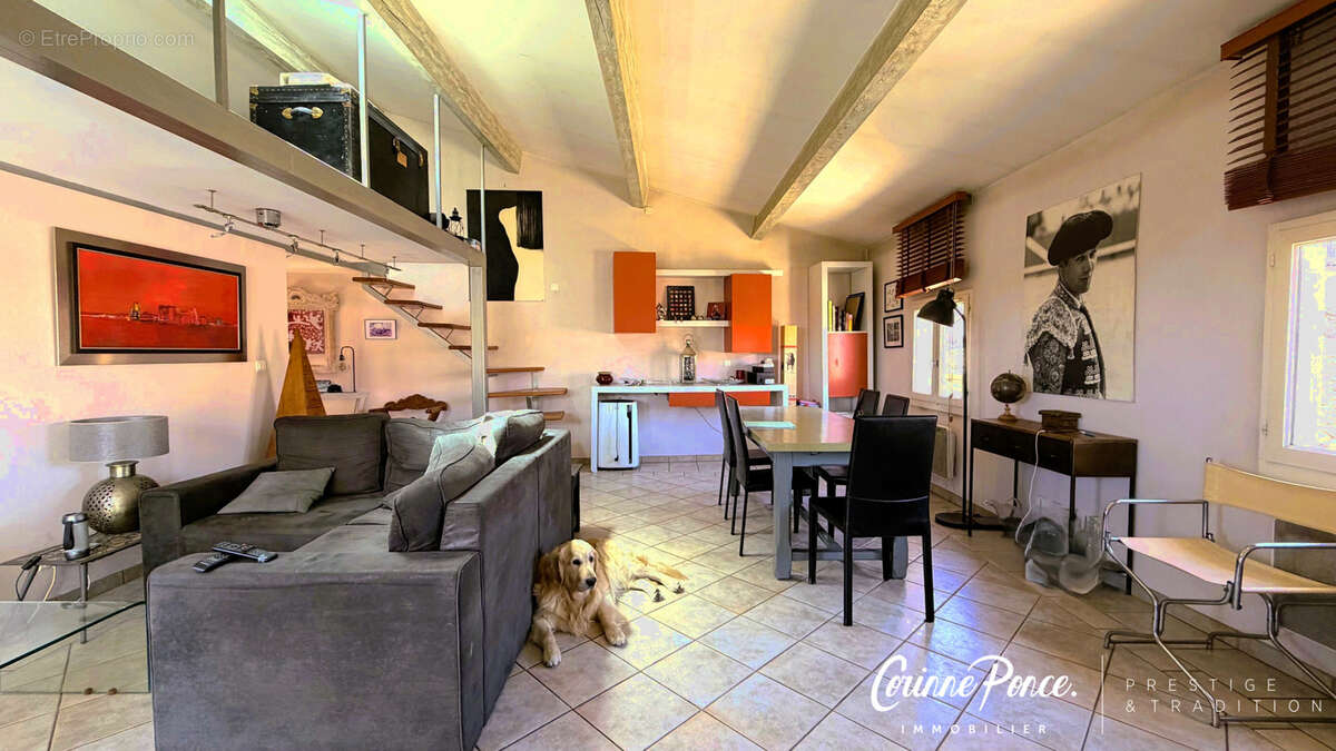 Nimes centre historique dernier etage p3/p4 92 m2 terrasse40m2 propose par corinne ponce immobilier - photo 3