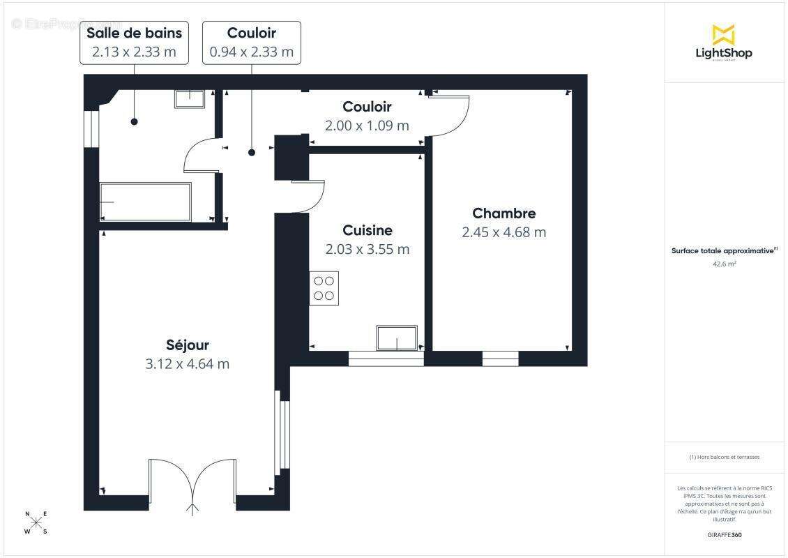 Appartement à PARIS-17E