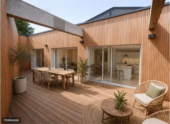 terrasse transformée avec l'IA