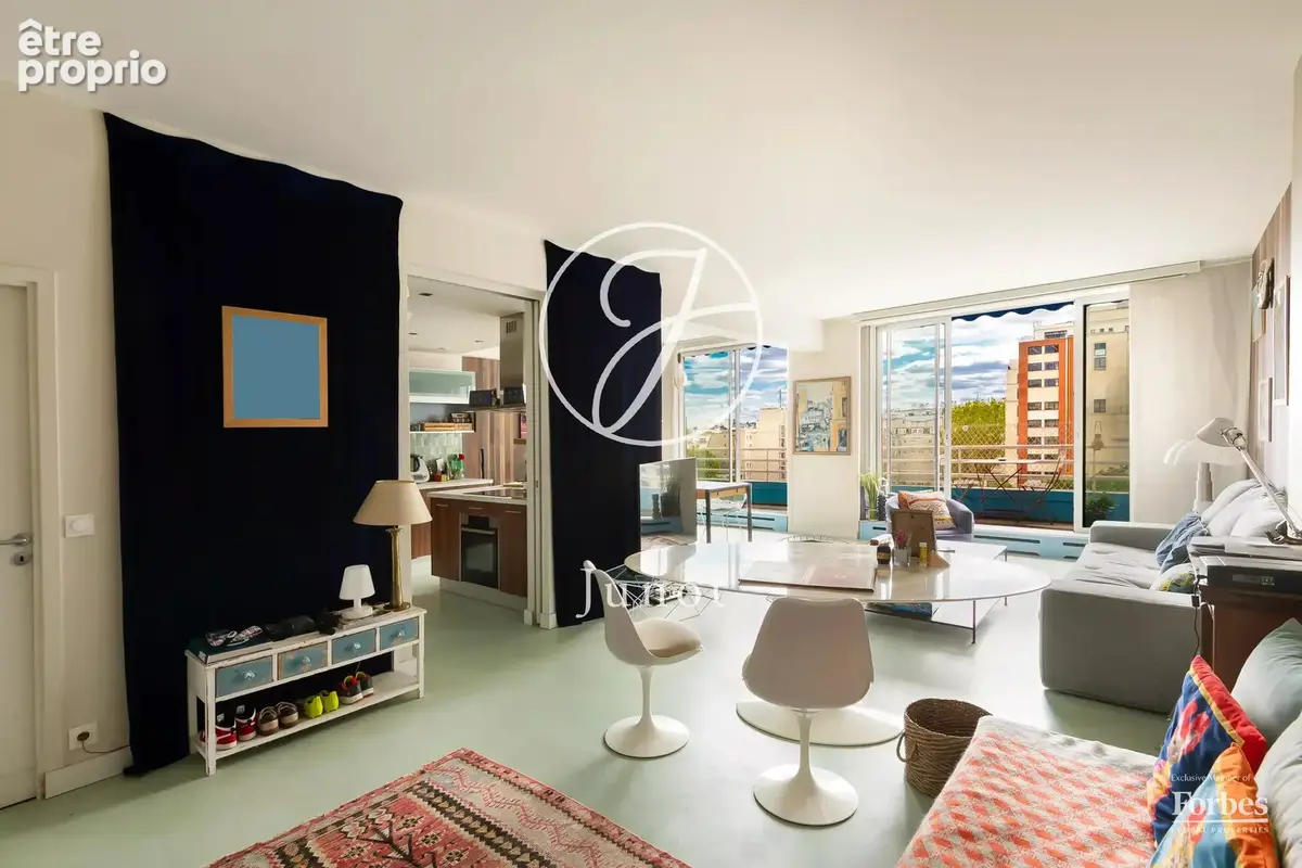 Paris 16e - MONTMORENCY / JASMIN - Appartement - 4 pièces - 113,46m² Carrez - 2 chambres - Balcon - Vue ciel - photo 4