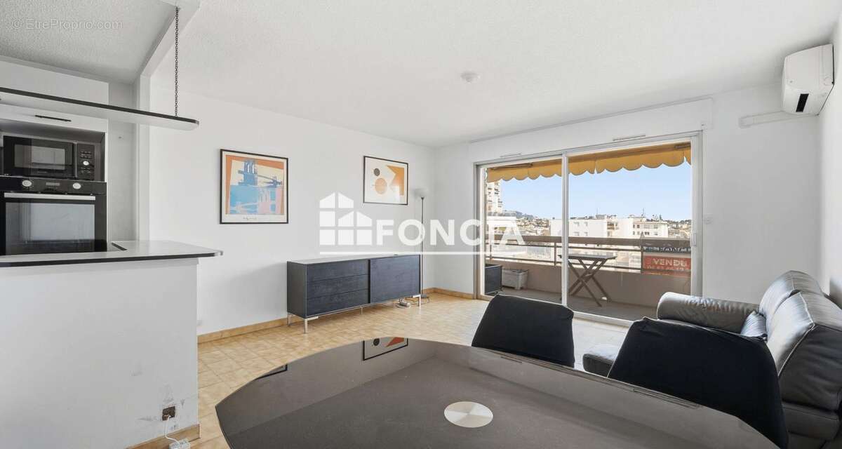 Le  cannet rocheville dernier etage dans residence récente  spacieux 3 pieces traversant terrasse balcon  clim garage - photo 8