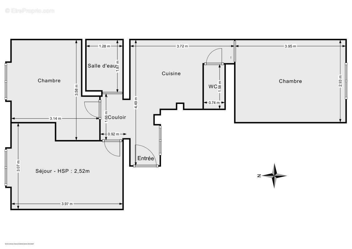 Appartement à PARIS-20E