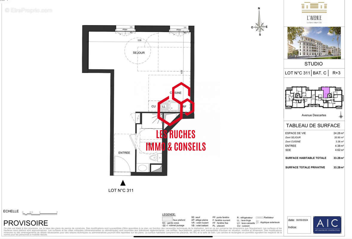 Appartement à LE BLANC-MESNIL