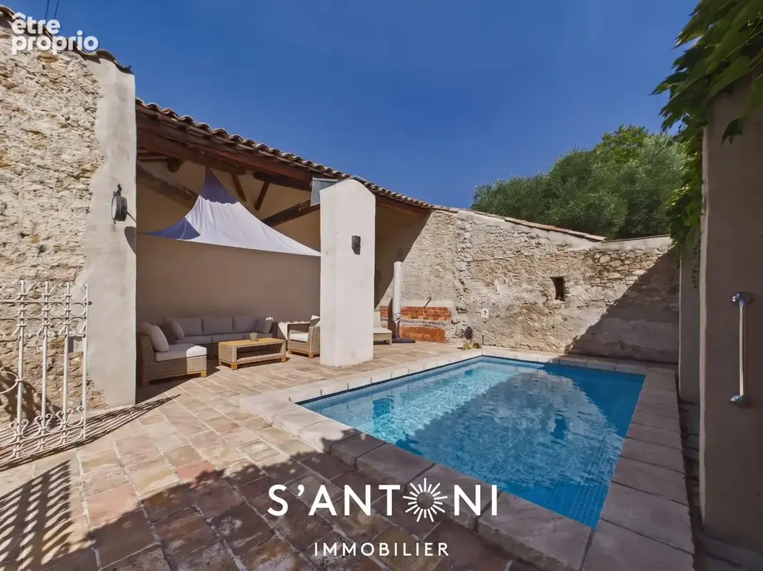 Abeilhan  maison de maître en pierres  plus de 200 m²  piscine  garage de 160 m² - photo 3