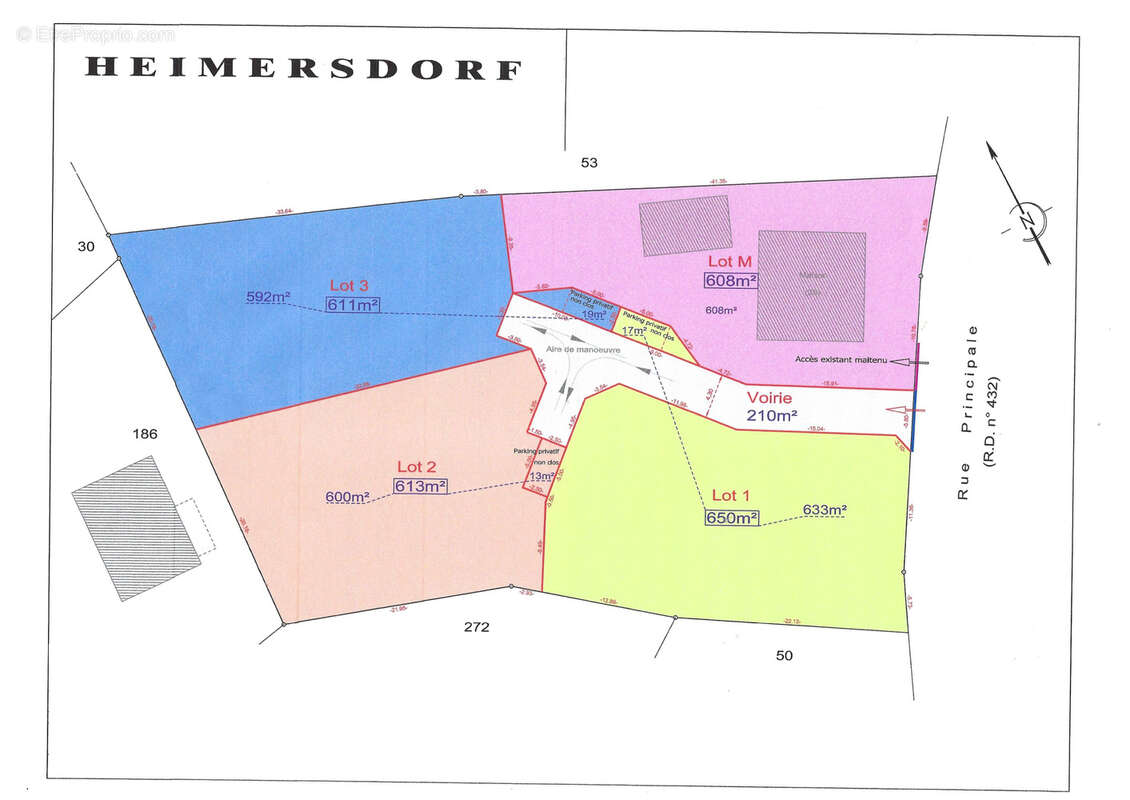 Terrain à HIRSINGUE