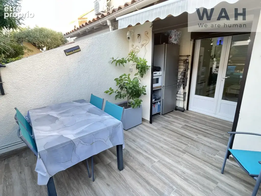 Maison t3 - 2 chambres, terrasse, place de parking, climatisation - grau du roi - photo 5