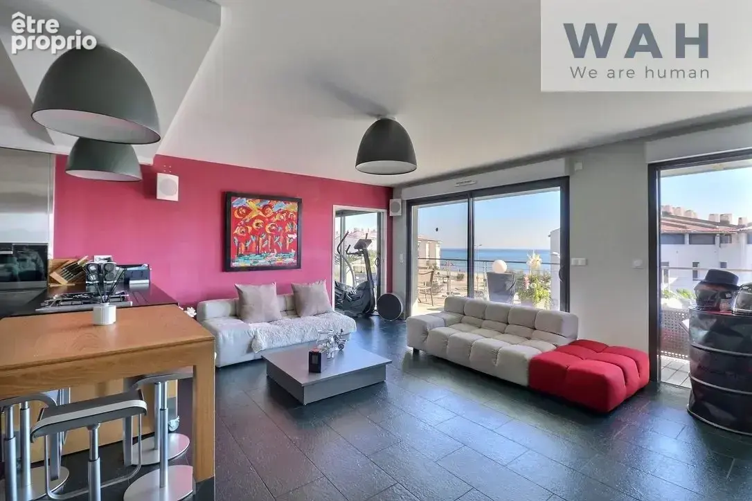 Vente dernier etage carnon vue mer - photo 4