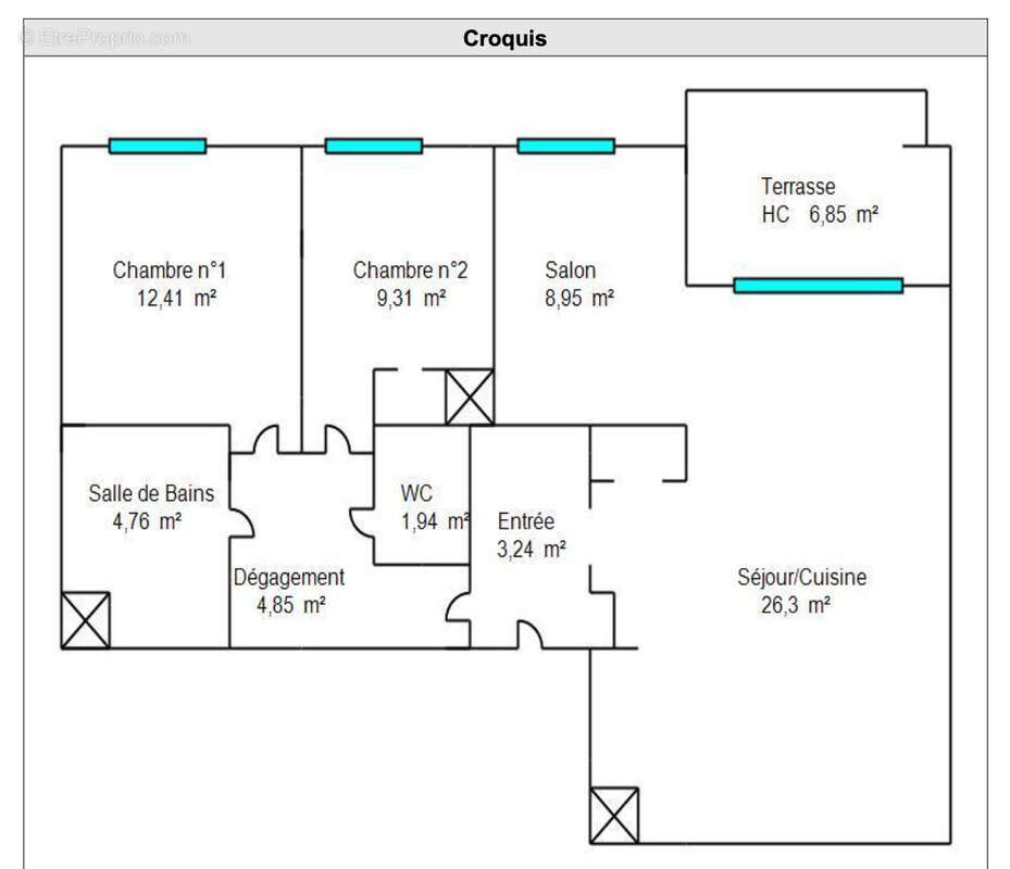 Appartement à BOIS-D&#039;ARCY